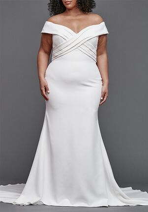 Louvienne Parker Fit-and-Flare Wedding Dress