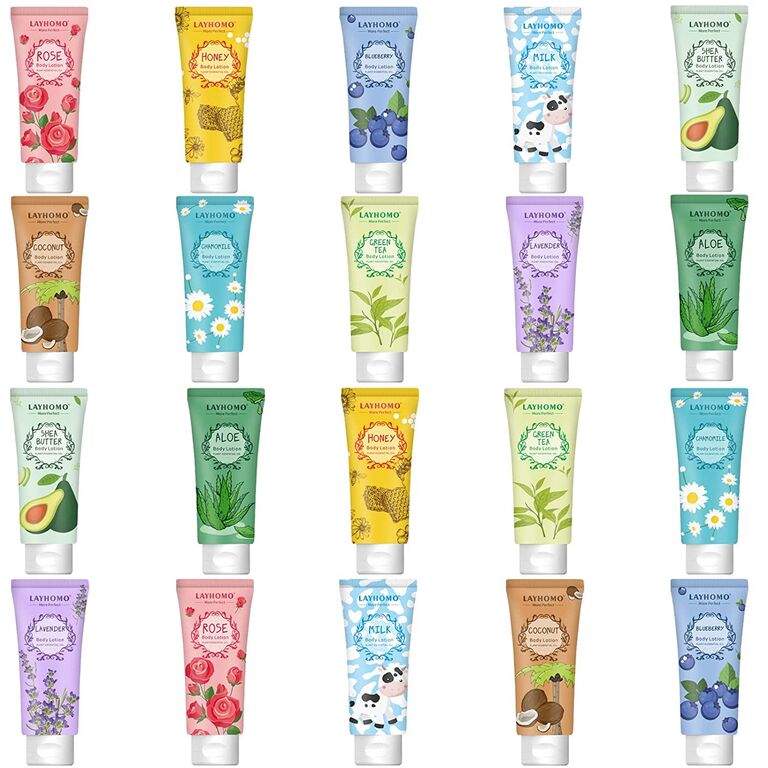 Mini hand lotion wedding favors