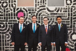 Blue Ties and Charcoal Gray Suits