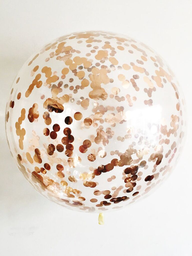Jumbo glitter confetti balloon bachelorette party decoration