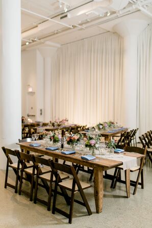 Elegant Yet Rustic Reception Decor