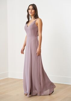 B2 Bridesmaids by Jasmine B253052 V-Neck Bridesmaid Dress