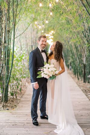 Bride and Groom at Miami Beach Destination Wedding