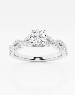 Grown Brilliance Round Cut Engagement Ring