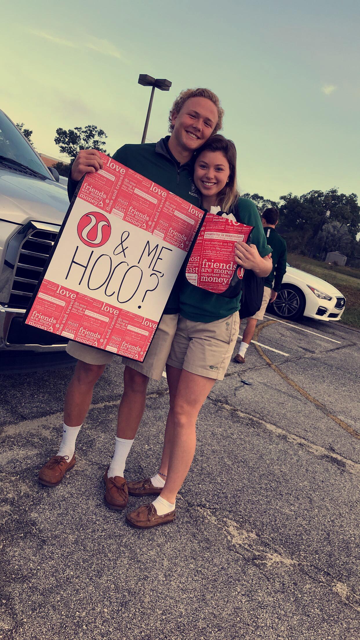 THE homecoming proposal that started it all!