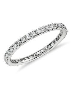 Blue Nile 601010W1402 White Gold Wedding Ring