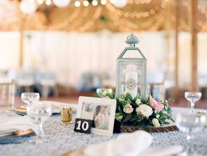 Rustic Ranch Wedding Reception Centerpieces