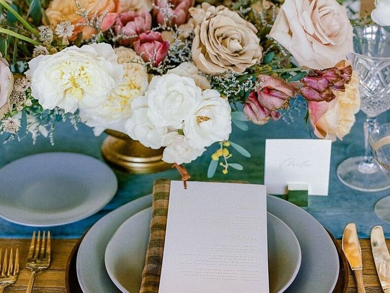 rustic fall wedding centerpieces