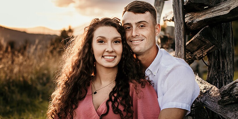 Amber & Braedon Home Page Banner