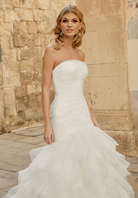 Sincerity Bridal 44501 Mermaid and Trumpet Wedding Dress - 4