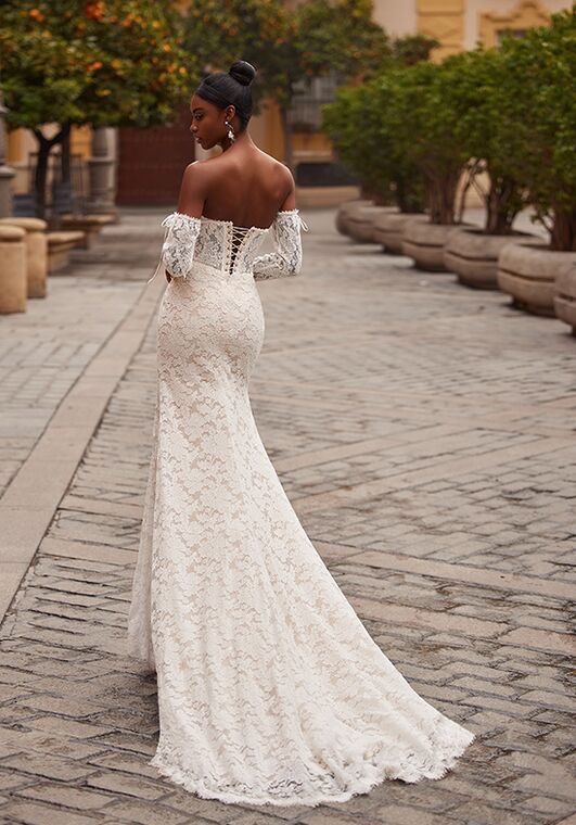 Simply Val Stefani Palma Mermaid and Trumpet Wedding Dress - 3
