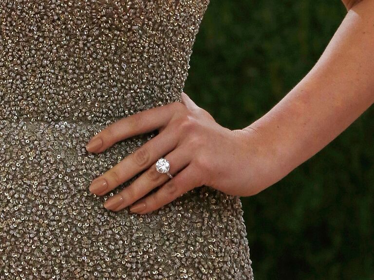 Kate Upton's engagement ring. 