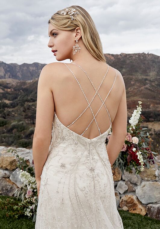 Casablanca Bridal 2435 Mabel Sheath Wedding Dress - 6