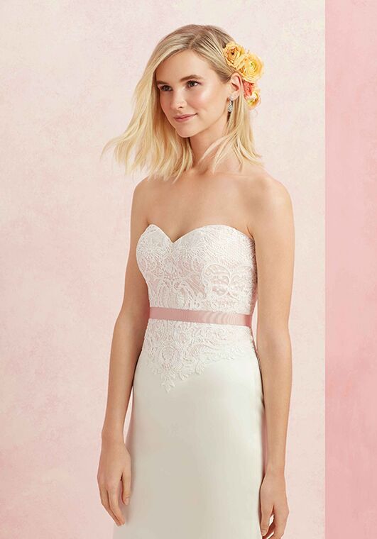 Beloved by Casablanca Bridal BL221 Affection Sheath Wedding Dress - 3