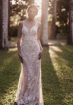 Allure Bridals 9957 Sheath Wedding Dress