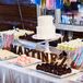 Dessert Table with Macarons and Cupcakes