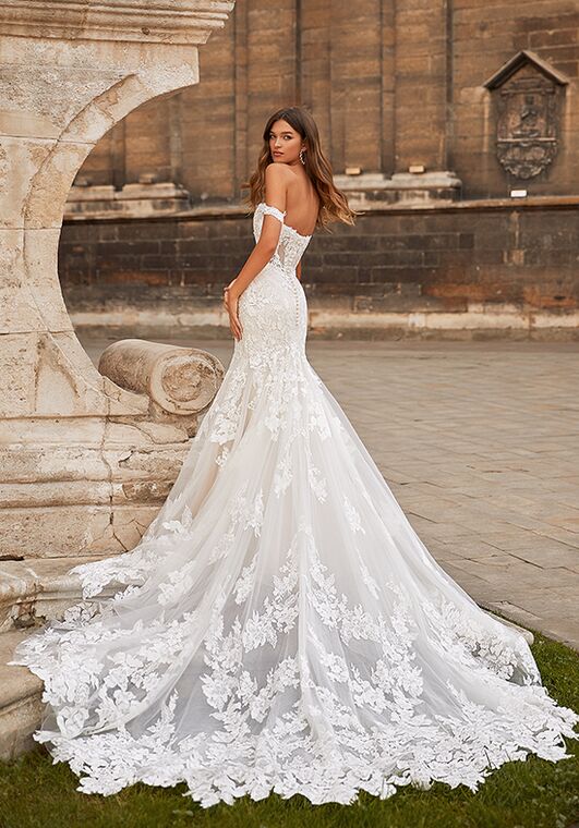 Moonlight Couture H1466 Mermaid Wedding Dress - 3