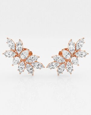Grown Brilliance Badgley Mischka Fashion Earrings - EAGTXE03882-GP4 Wedding Earring photo