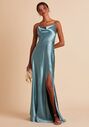 Birdy Grey Lisa Long Dress in Sea Glass Scoop Bridesmaid Dress - thumbnail - 3