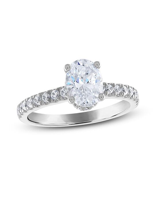 Kay Jewelers Diamond Engagement Ring 11/3 ct tw Oval/Round 14K White