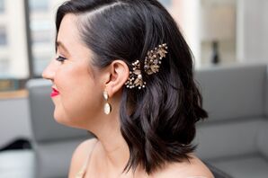 Glamorous, Vintage-Inspired Jeweled Hairpiece