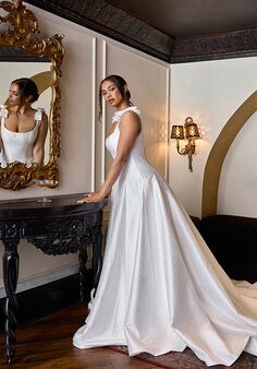 Essense of Australia D4450 A-Line Wedding Dress