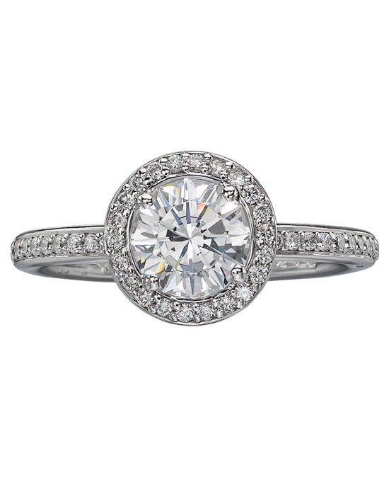 Christopher Designs Classic Round Cut Engagement Ring - 1
