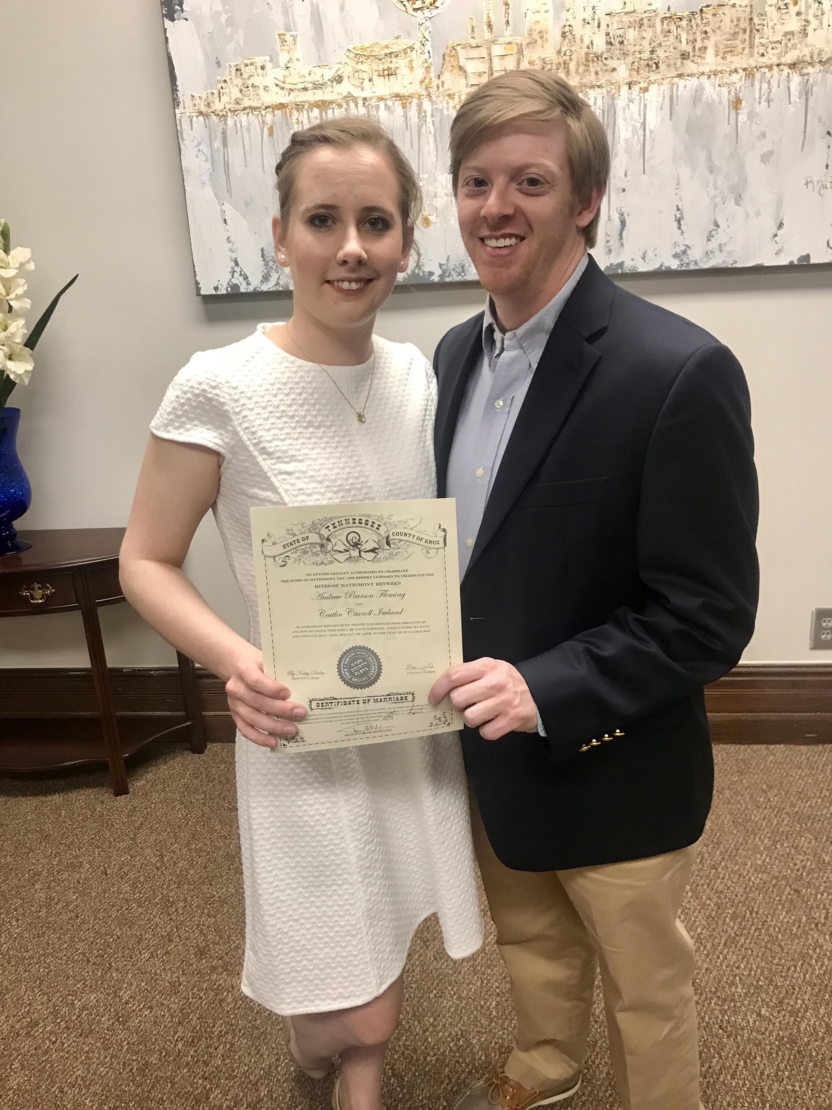 Picture of Caitlin & Andrew Fleming