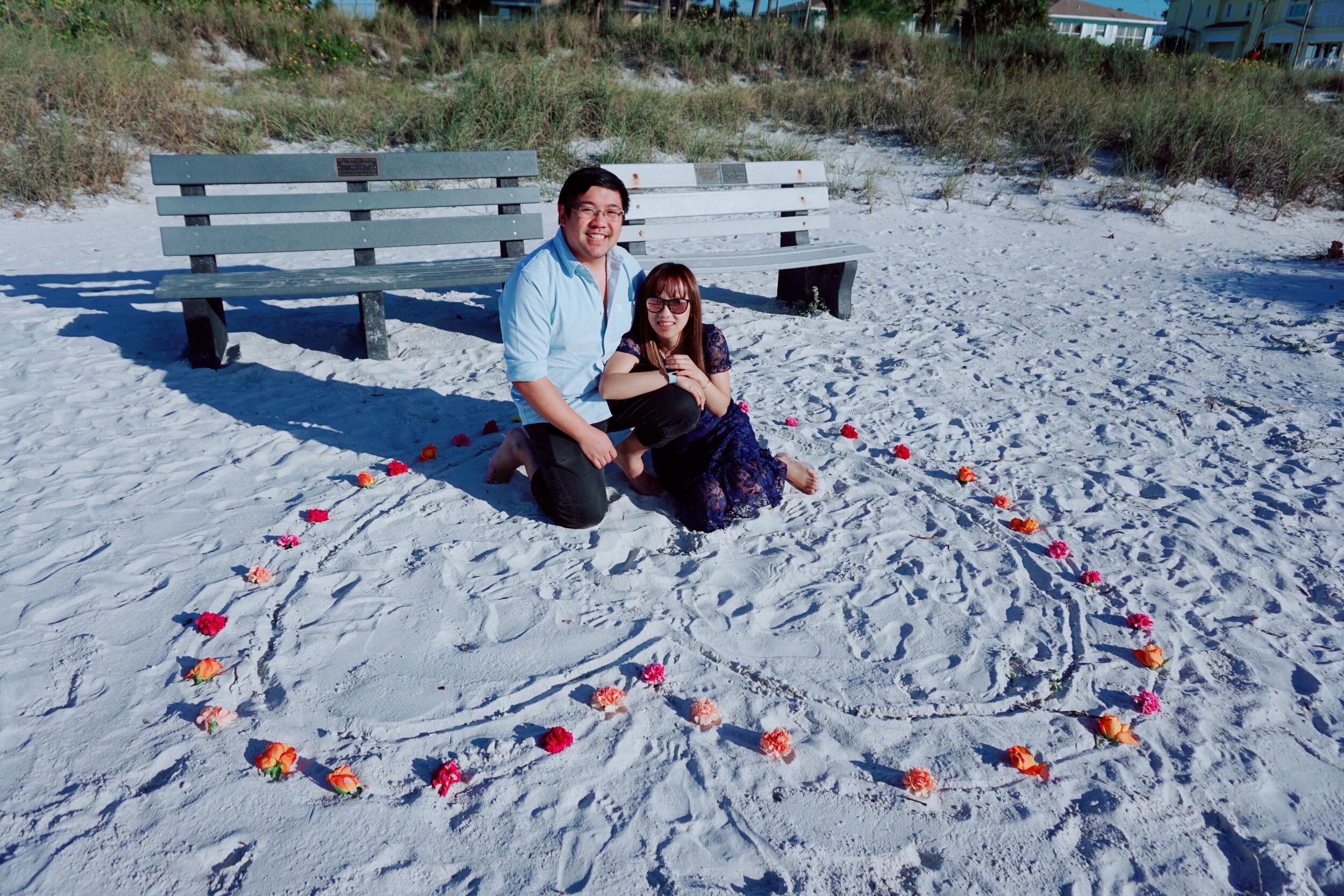 Nothing special about this one. Someone left behind a cute photo op after their photoshoot and they couldn't pass up the chance for a free pic!