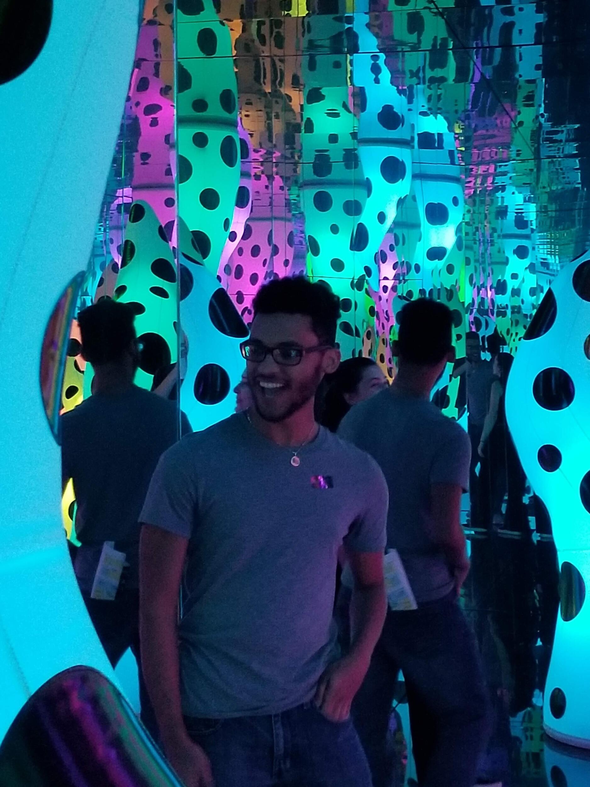 First Date Jitters - Yayoi Kusama Exhibit - 
Tampa Museum of Art