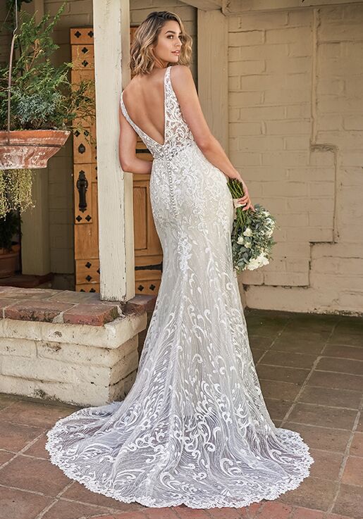 Jasmine Couture T242014 Fit-and-Flare Wedding Dress - 4