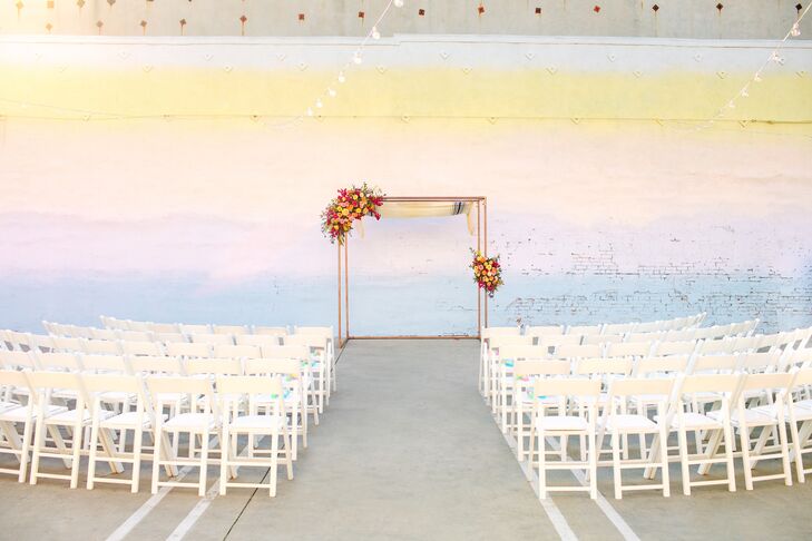 Chuppah for Jewish Wedding at the Unique Space in Los Angeles, California