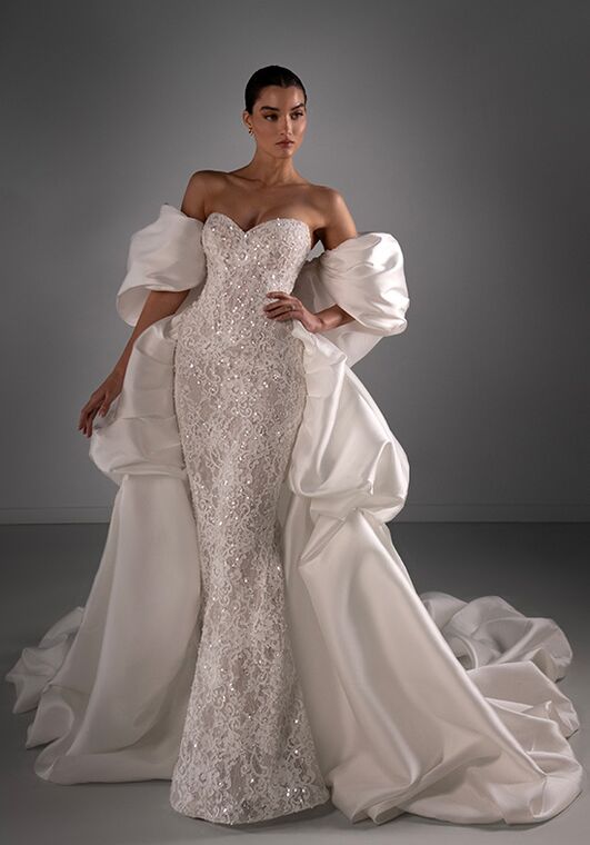 Martina Liana Luxe LE1445 Column Wedding Dress - 7