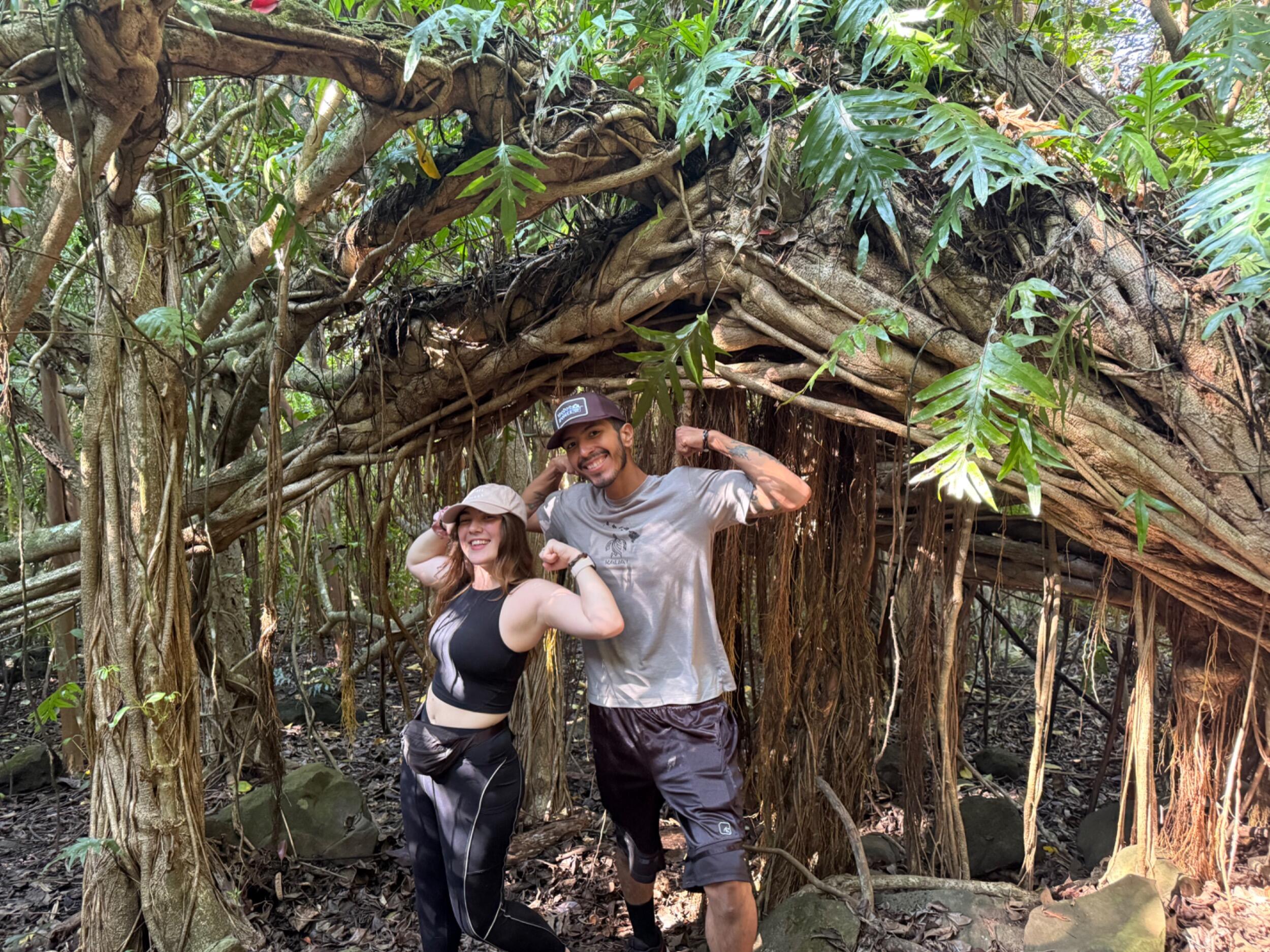 Gosh, we were feeling ourselves in this pic ig. This hike was actually really cool. Don’t tell anyone, but we hopped on this trail through a “closed” entrance. The bridge that led onto the trail was fallen down, but we found a way around it. It was worth the adventure!