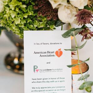 Charitable Guest Favors