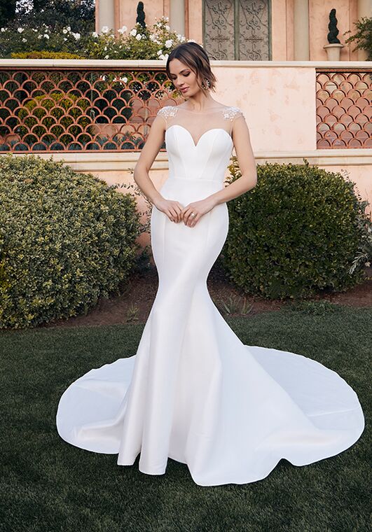 Casablanca Bridal Style 2524 Posey Fit-and-Flare Wedding Dress - 6