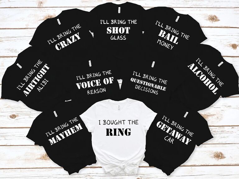 14 Unique And Clever Bachelor Party Shirts