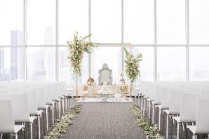Modern Ceremony Site at SkyStudio in Los Angeles, California