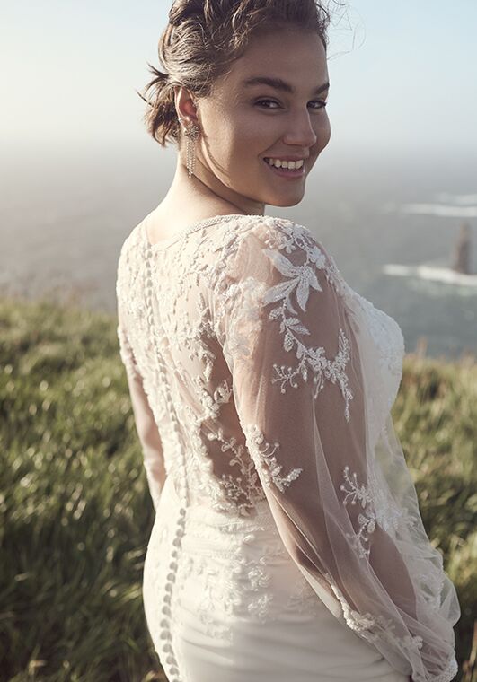 Rebecca Ingram TATUM Fit-and-Flare Wedding Dress - 7