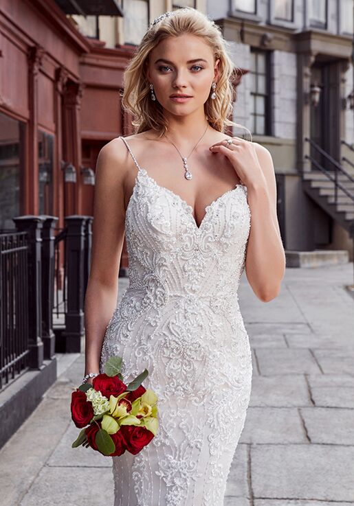 KITTYCHEN Couture ATHENA, K1831 Sheath Wedding Dress - 3