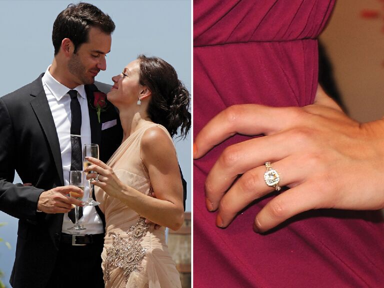 Chris Siegfried and Desiree Hartsock engagement ring