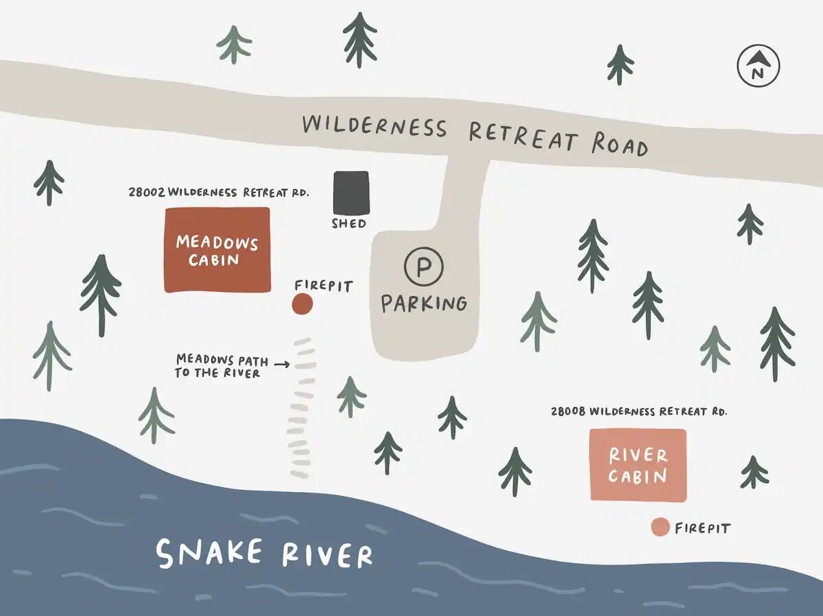 Picture of 2 Cabin Riverfront Wilderness Retreat