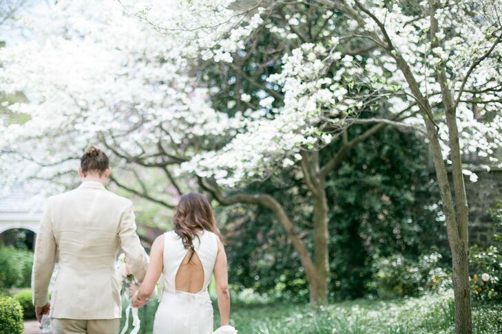Keyhole Back J. Crew Gown