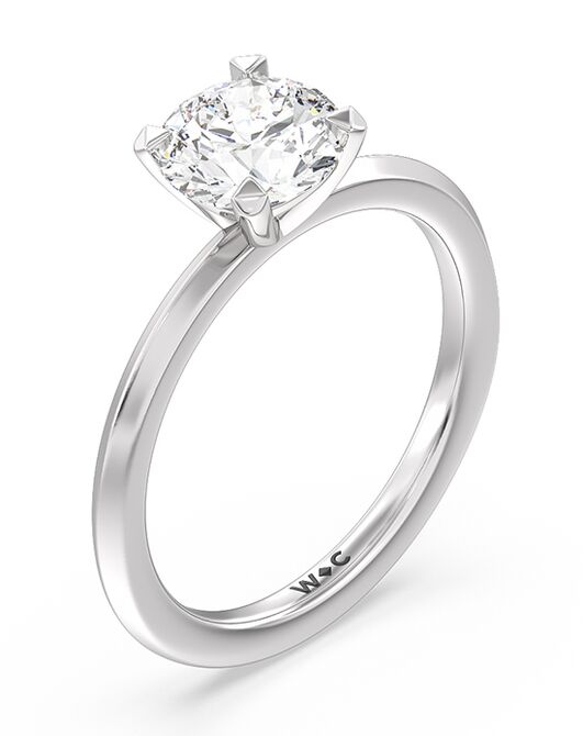 With Clarity Classic Cushion, Emerald, Radiant, Round, Oval Cut Engagement Ring - 2