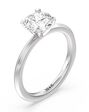 With Clarity Classic Cushion, Emerald, Radiant, Round, Oval Cut Engagement Ring - thumbnail - 2