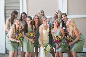 Soft Green Bridesmaid Dresses