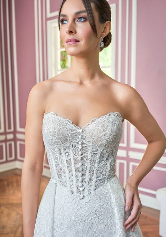 Jasmine Couture HOLLY Fit-and-Flare Wedding Dress - 4