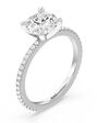 With Clarity Elegant Princess, Asscher, Cushion, Emerald, Marquise, Pear, Radiant, Round, Oval Cut Engagement Ring - thumbnail - 2