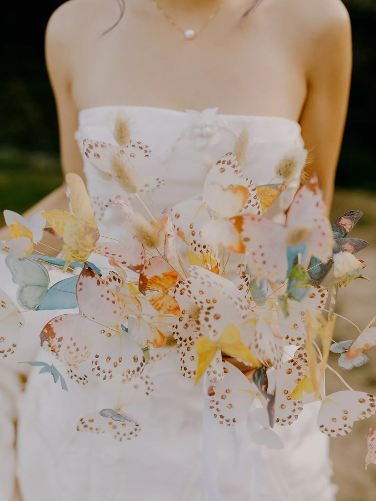 Butterfly wedding bouquet ideas