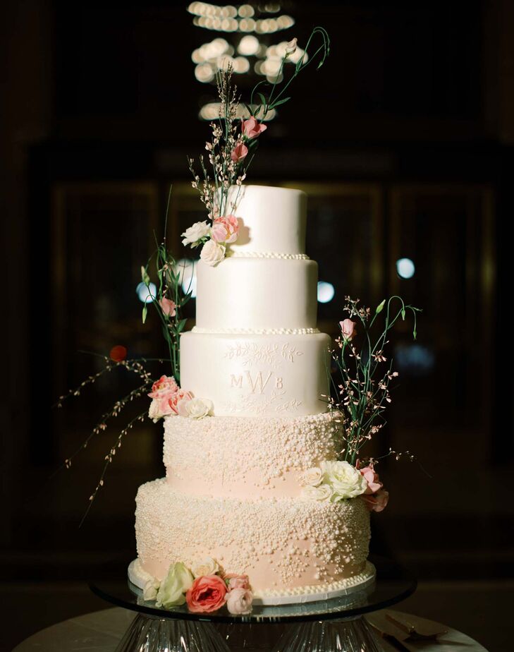 Tiered Wedding Cake at Detroit Institute of Arts Wedding